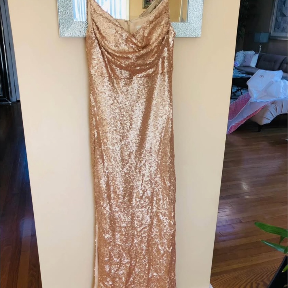 Revelry Gold Sequin Dress